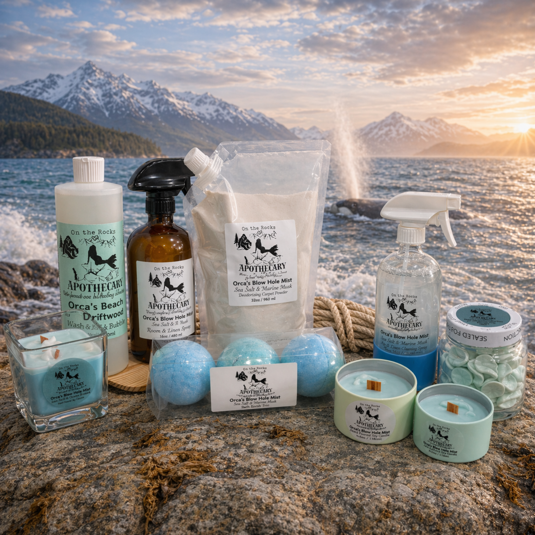 Orca's Blow Hole Mist